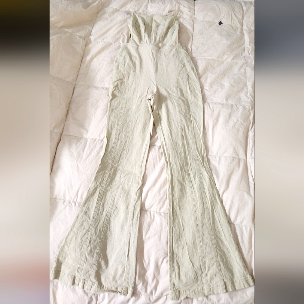 Urban Outfitters Backless Flared Jumpsuit